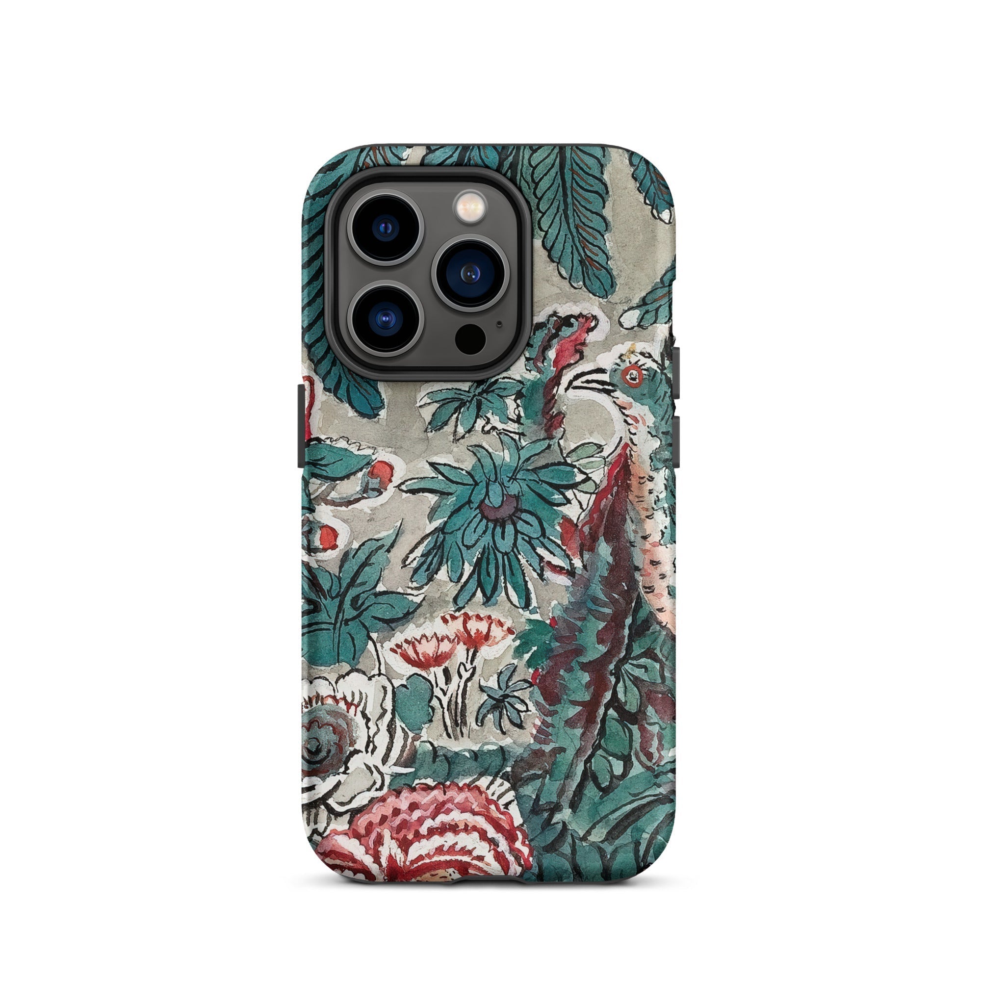 Chintz George Loughridge Jungle Iphone Case, 14 Pro / Matte, Floral Patterned Phone Case