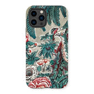 Chintz - George Loughridge Jungle Iphone Case, 14 Pro / Matte, Floral-patterned Iphone Case Teal Red White Botanical Designs