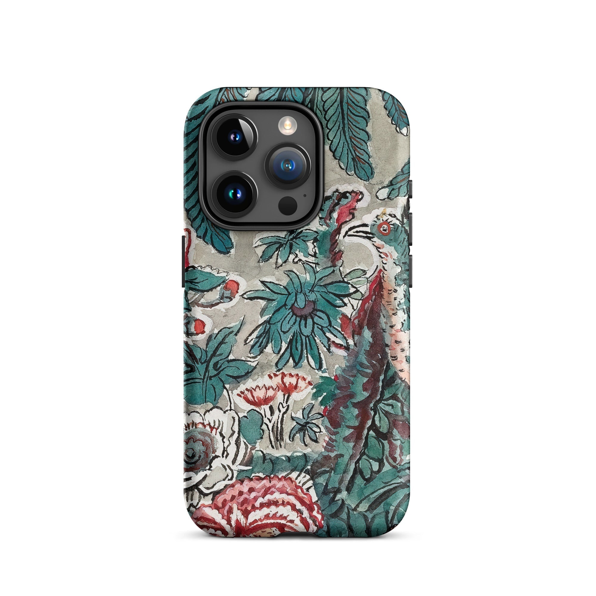 Chintz George Loughridge Jungle Iphone Case, 15 Pro / Matte, Floral Patterned Phone Case