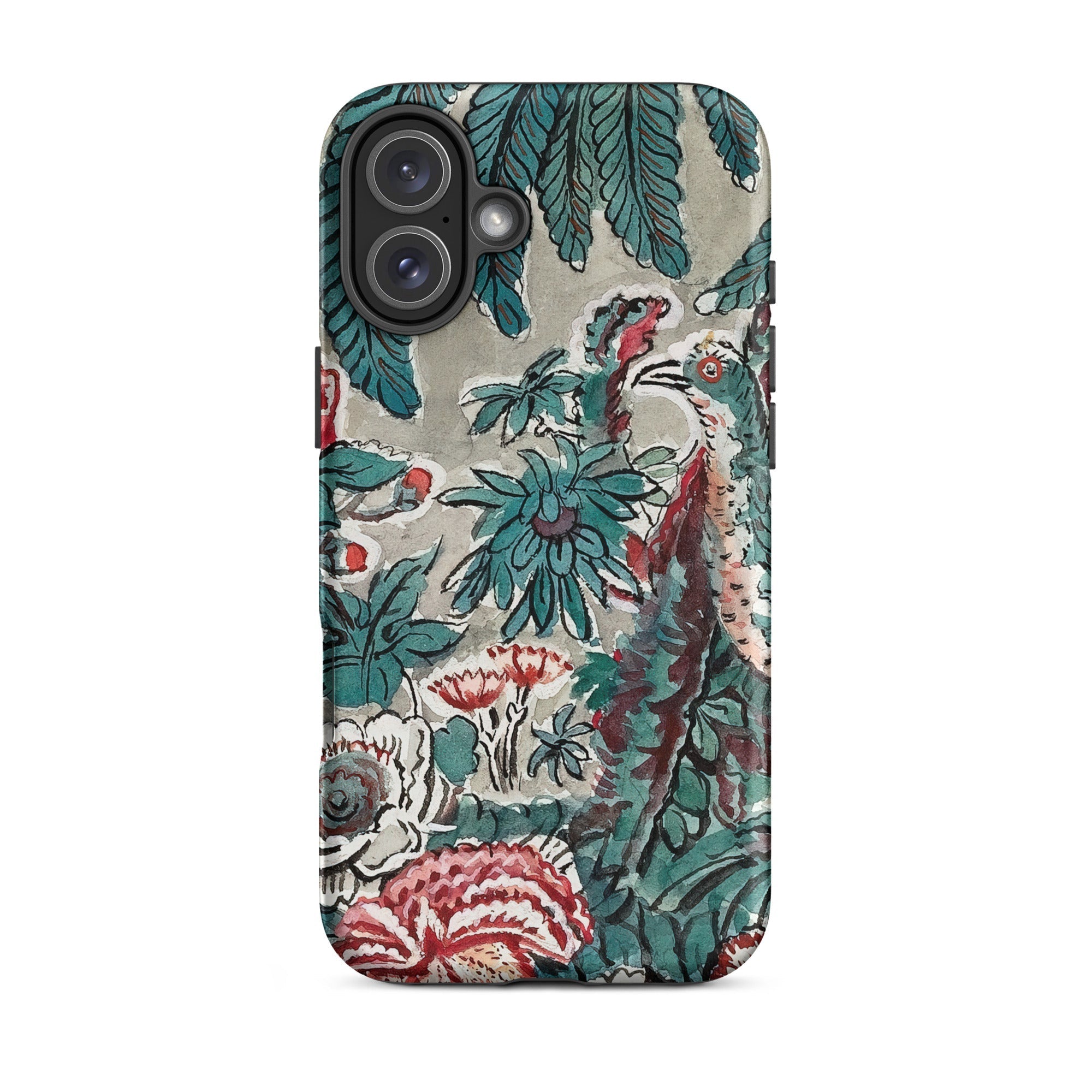 Chintz George Loughridge Jungle Iphone Case, 16 Plus / Matte, Floral Patterned Phone Case