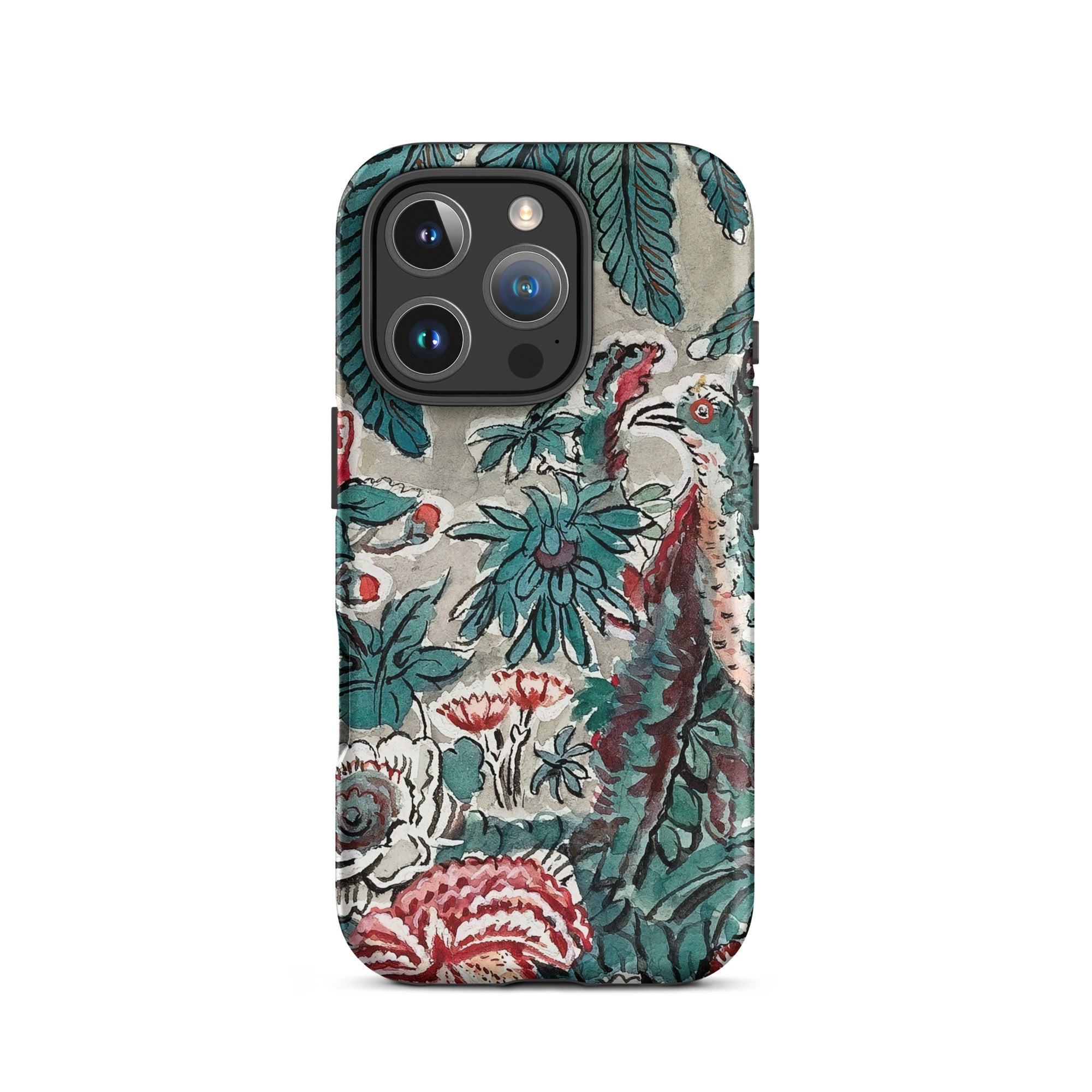 Chintz George Loughridge Jungle Iphone Case, 16 Pro / Matte, Floral Patterned Phone Case