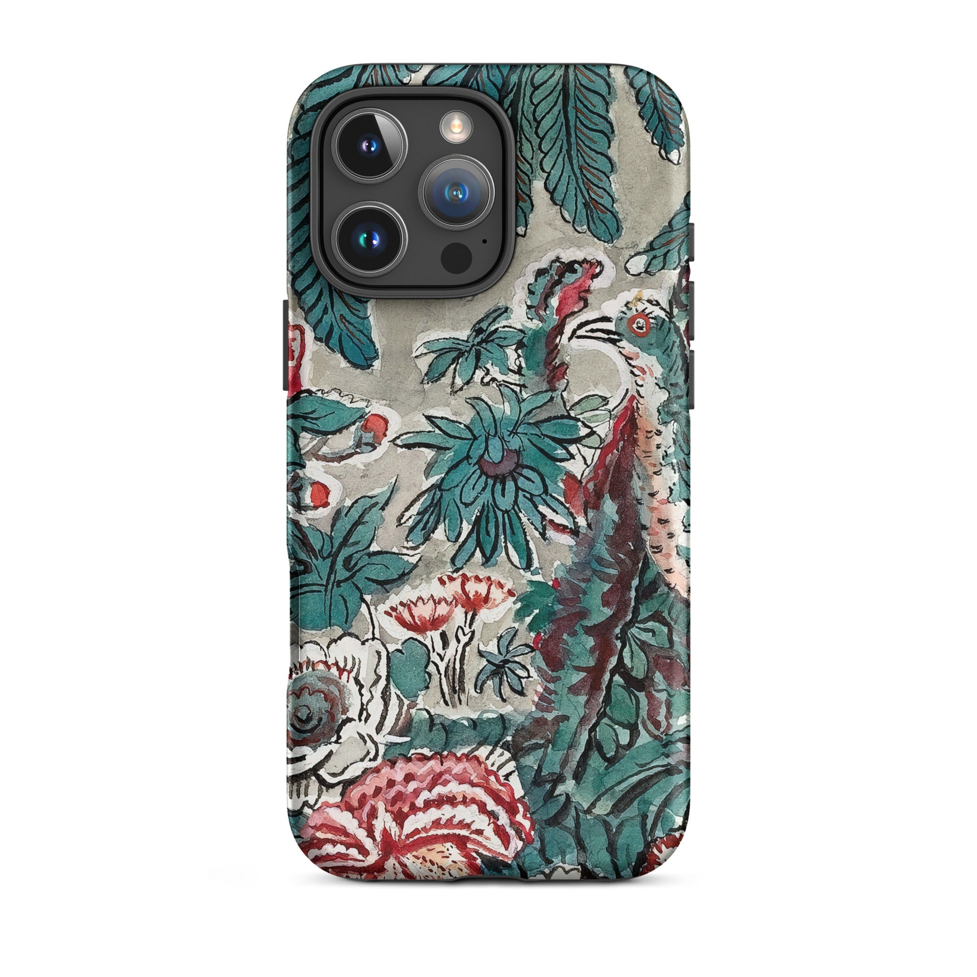 Chintz - George Loughridge Jungle Iphone Case, 16 Pro Max / Matte, Floral Patterned Phone Case