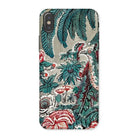 Chintz - George Loughridge Jungle Iphone Case, x / Matte, Decorative Phone Case Tropical Floral Foliage Pattern