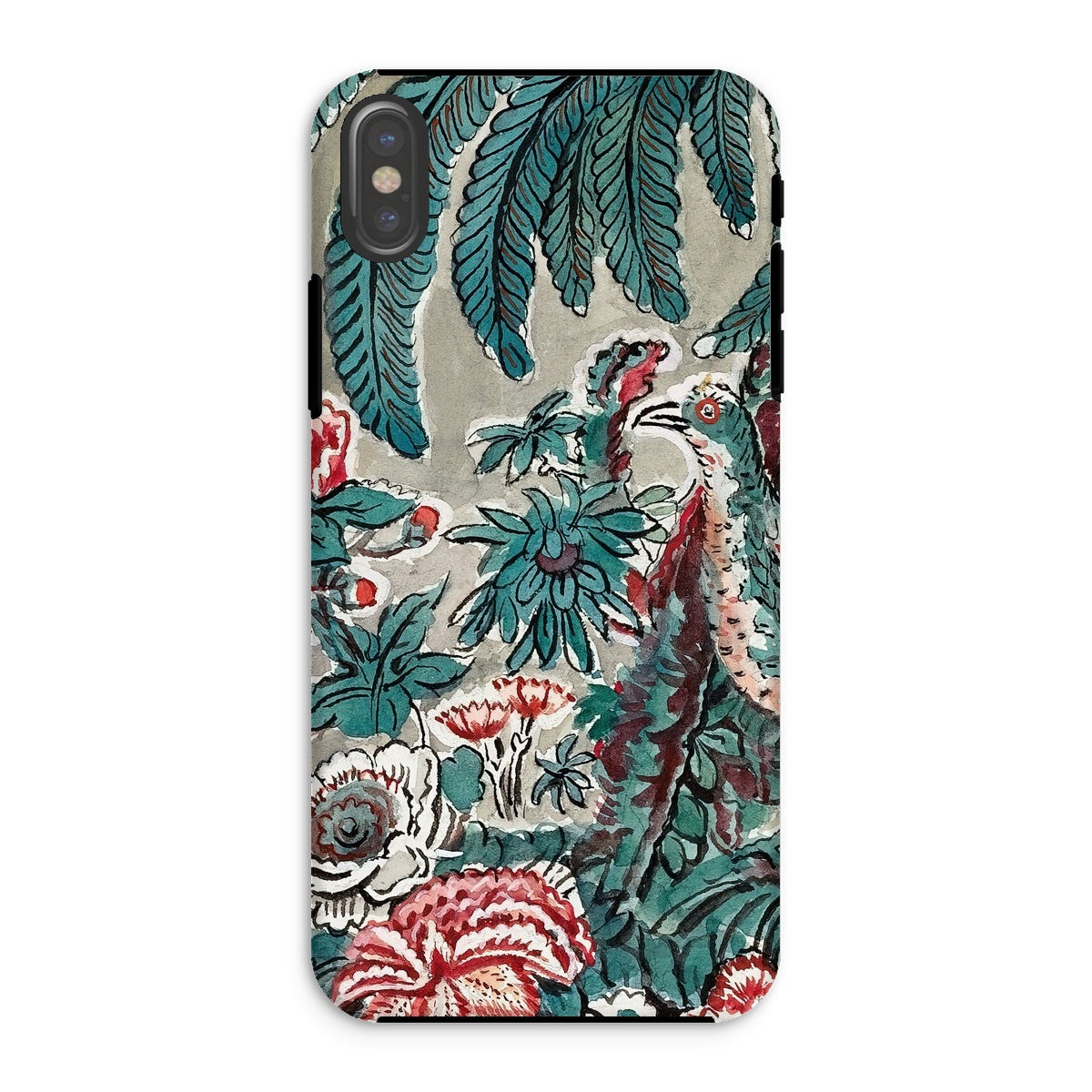 Chintz George Loughridge Jungle Iphone Case, Xs / Matte, Decorative Phone Case Tropical Floral Foliage Pattern