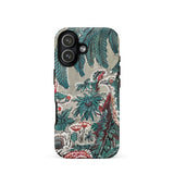 Chintz - George Loughridge Jungle Phone Case Iphone 17 / Matte 12 Floral Bird Design Green Leaves, Watercolor, Mobile Cases