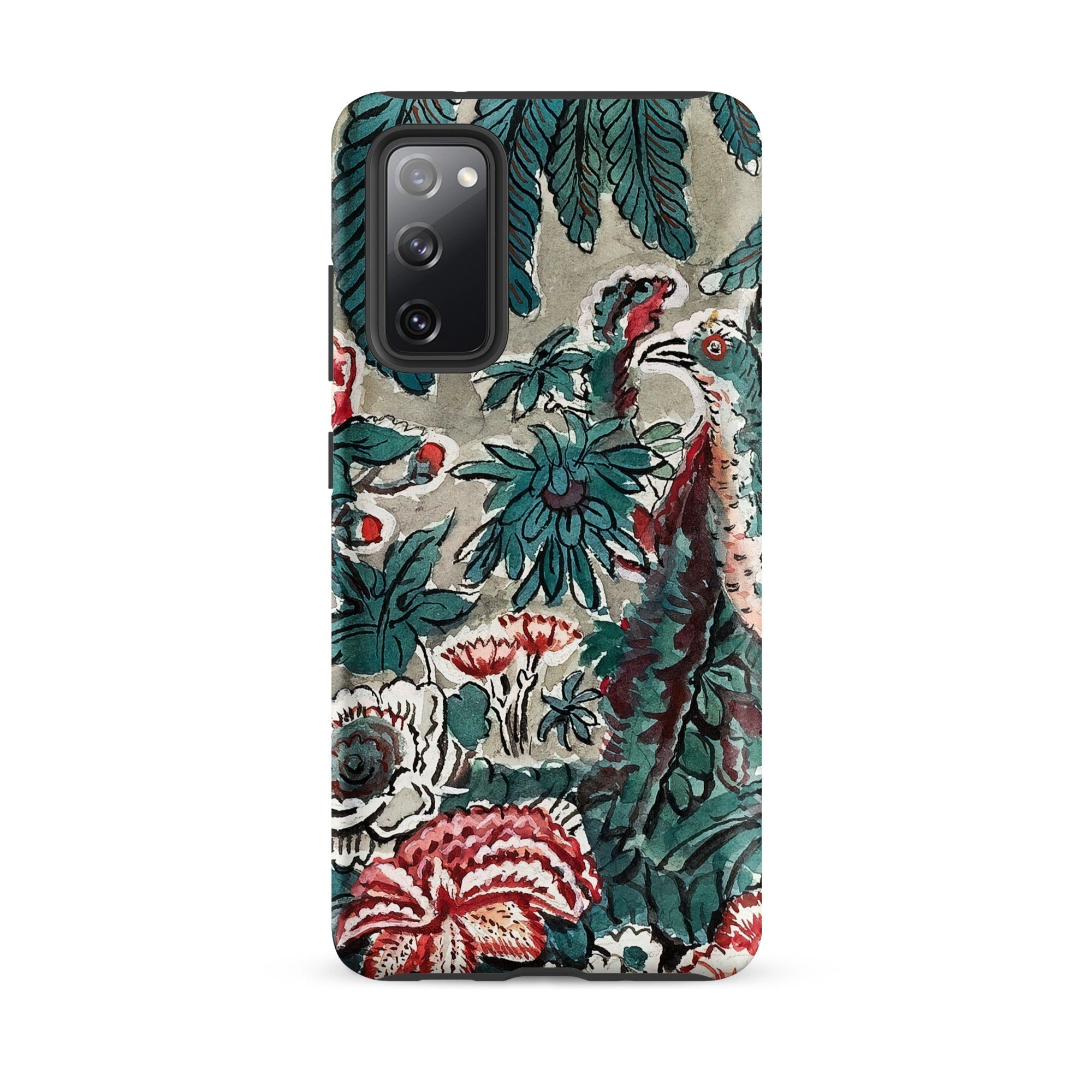Chintz George Loughridge Jungle Samsung Case, Galaxy S20 Fe / Matte, Phone Case Vibrant Floral Bird Pattern