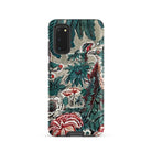 Chintz George Loughridge Jungle Samsung Case, Galaxy S20 / Matte, Smartphone Case Teal Red White Floral Bird Pattern