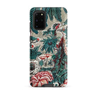 Chintz George Loughridge Jungle Samsung Case, Galaxy S20 Plus / Matte, Smartphone Case Teal Red White Floral Bird Pattern