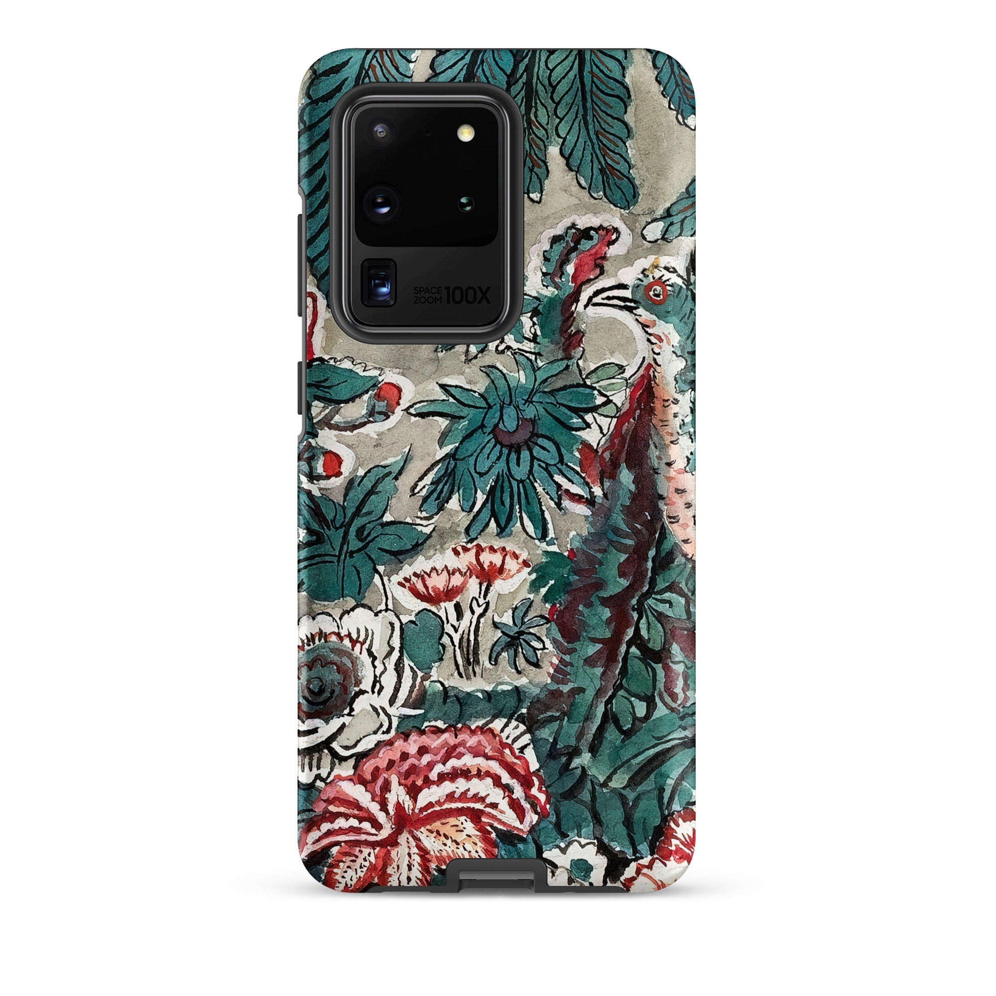 Chintz George Loughridge Jungle Samsung Case, Galaxy S20 Ultra / Matte, Phone Case Vibrant Floral Bird Pattern