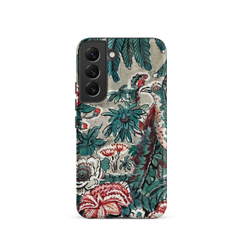 Chintz - George Loughridge Jungle Samsung Case, Galaxy S22 / Matte, Smartphone Case Colorful Floral Bird Pattern