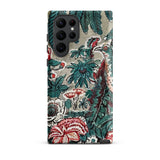 Chintz - George Loughridge Jungle Samsung Case, Galaxy S22 Ultra / Matte, Smartphone Case Colorful Floral Bird Pattern