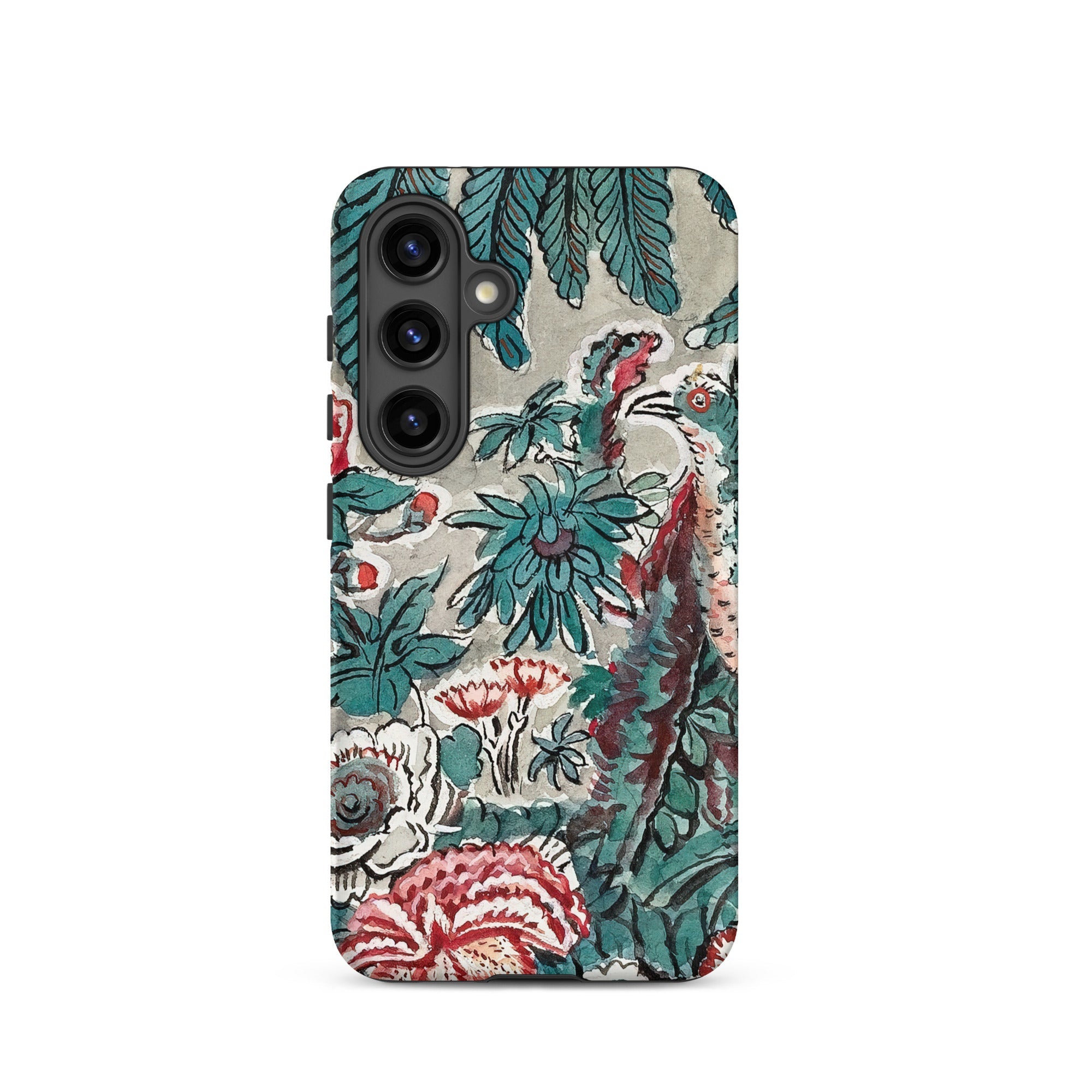Chintz George Loughridge Jungle Samsung Case, Galaxy S24 / Matte, Phone Case Vibrant Botanical Avian Pattern