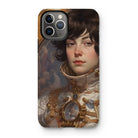 Chloé - French Lesbian Astronaut Iphone Case, 11 Pro / Matte, Iphone Case Portrait Young Person Dark Hair Ornate