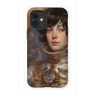 Chloé - French Lesbian Astronaut Iphone Case, 12 Mini / Matte, Phone Case Portrait Young Person Ornate Steampunk-inspired Attire