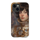 Chloé - French Lesbian Astronaut Iphone Case, 14 / Matte, Phone Case Portrait Young Person Ornate Steampunk-style Attire