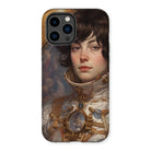 Chloé - French Lesbian Astronaut Iphone Case, 14 Pro Max / Matte, Phone Case Portrait Person Ornate Steampunk-inspired Attire