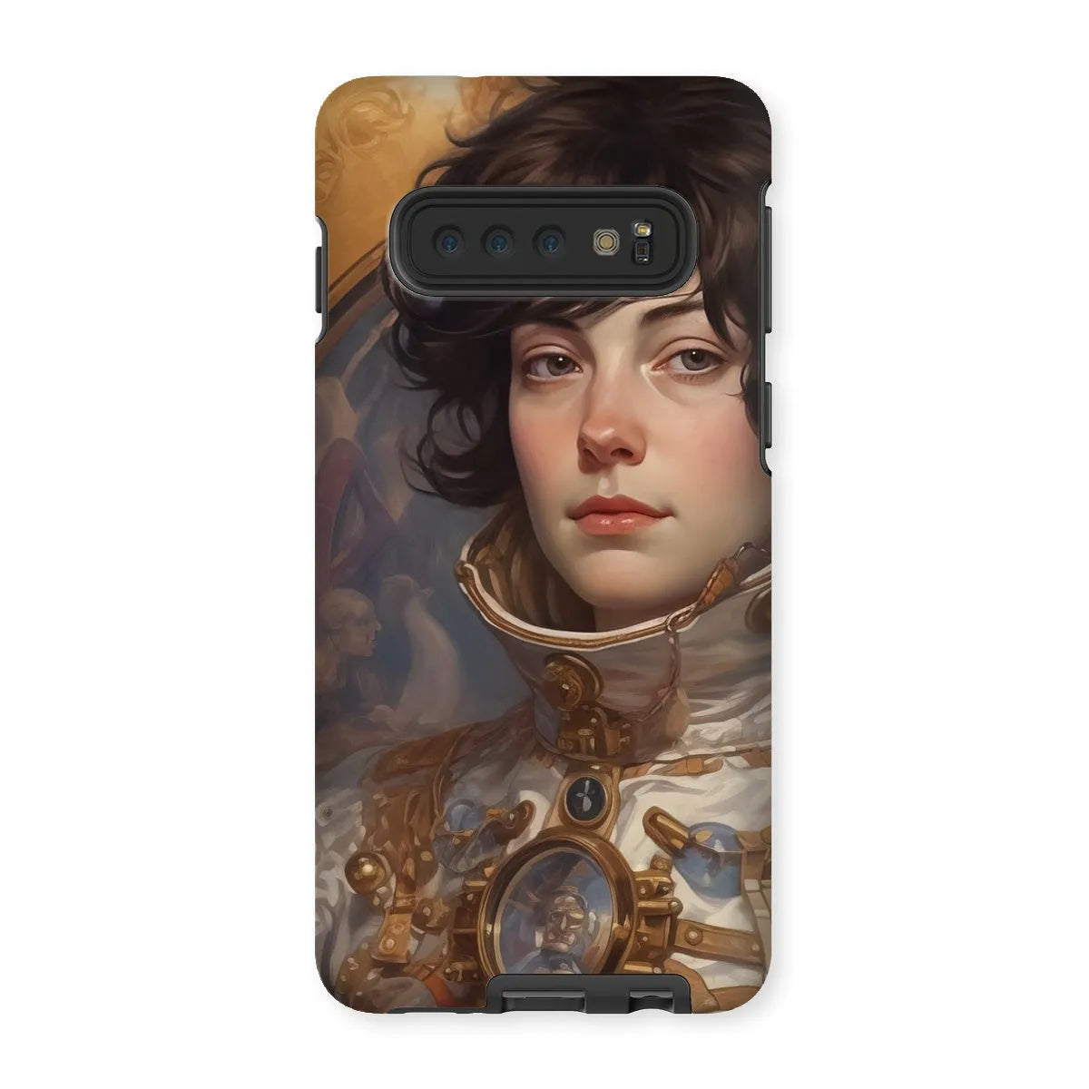 Chloé The Lesbian Astronaut - Space Aesthetic Art Phone Case - Samsung Galaxy S10 / Matte - Mobile Phone Cases