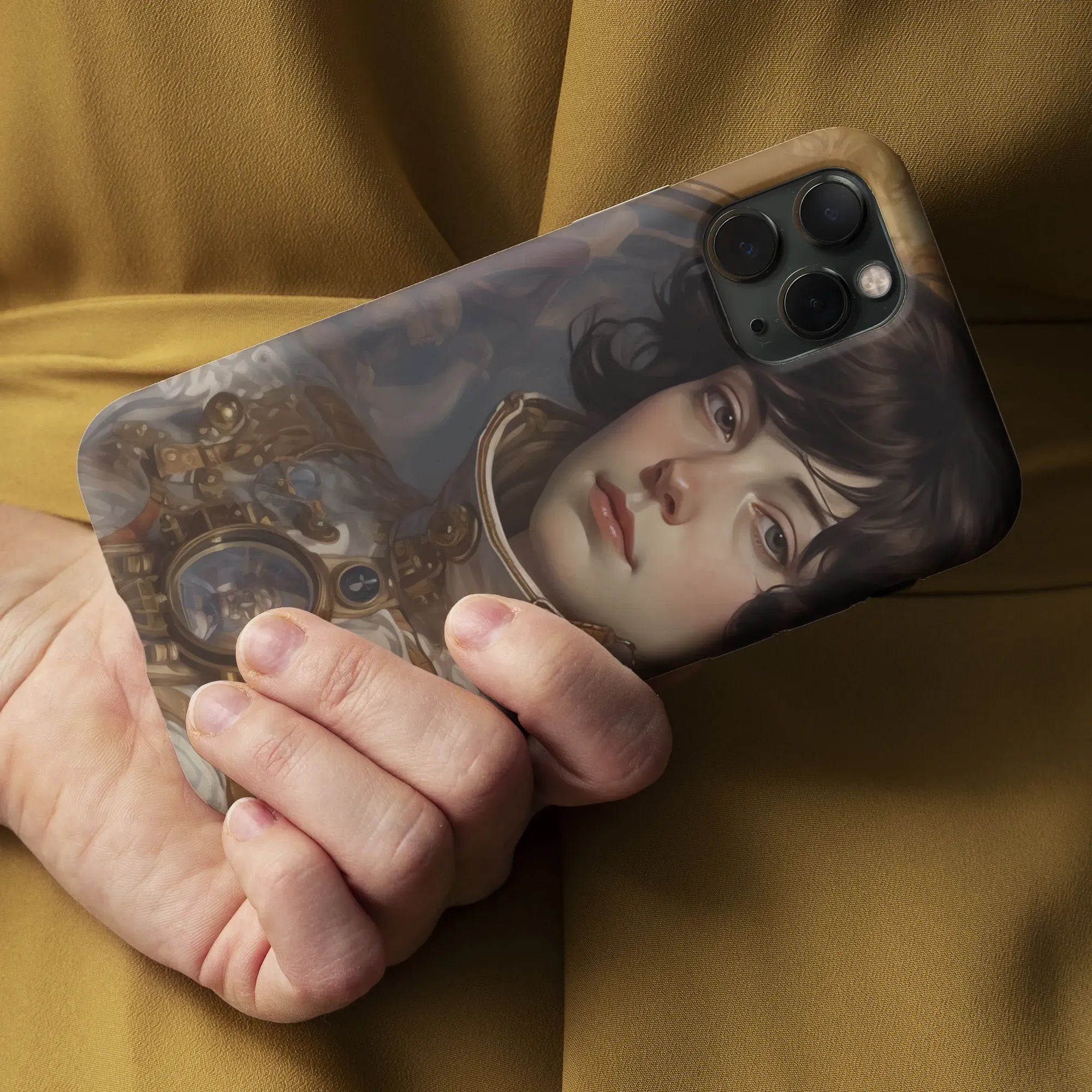 Chloé The Lesbian Astronaut - Space Aesthetic Art Phone Case - Mobile Phone Cases - Aesthetic Art