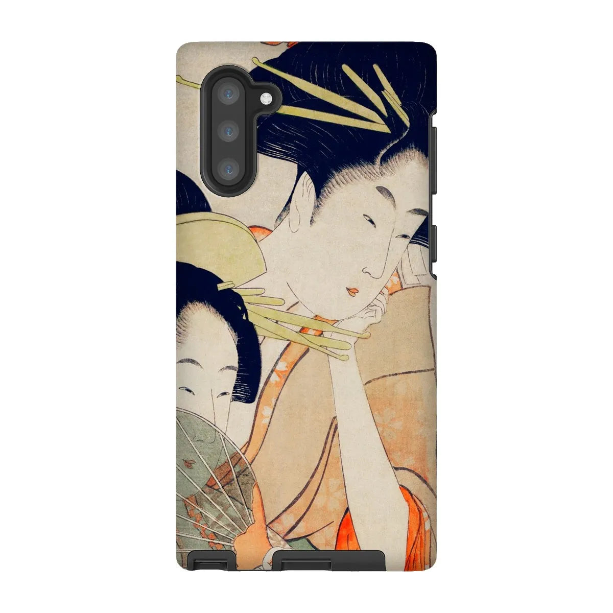 Chojiya Japanese Aesthetic Art Phone Case - Utamaro Kitagawa - Samsung Galaxy Note 10 / Matte - Mobile Phone Cases