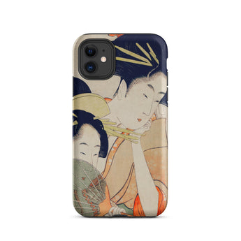 Chojiya - Utamaro Kitagawa Ukiyo-e Iphone Case, 11 / Matte, Phone Case Japanese Art