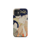Chojiya Utamaro Kitagawa Ukiyo e Iphone Case, 12 Mini / Matte, Japanese Art Phone Case