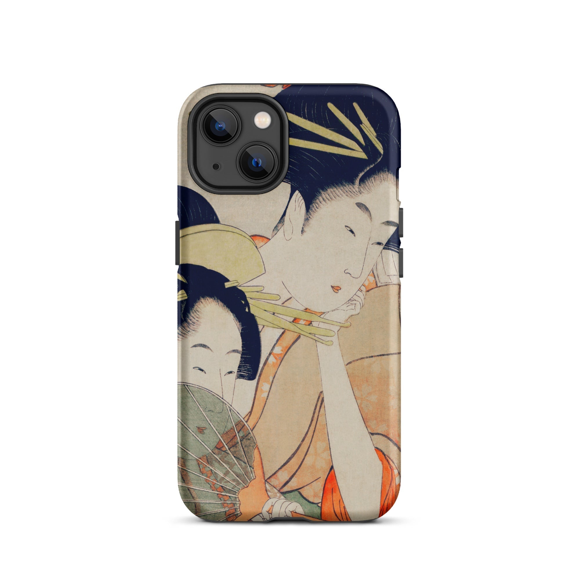 Chojiya Utamaro Kitagawa Ukiyo e Iphone Case, 13 / Matte, Japanese Art Phone Case