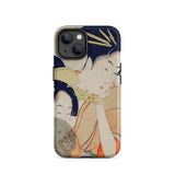 Chojiya - Utamaro Kitagawa Ukiyo-e Iphone Case, 14 / Matte, Phone Case Japanese Art