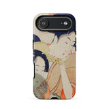 Chojiya - Utamaro Kitagawa Ukiyo-e Phone Case Iphone 17 Air / Matte Iphone 12 Case Traditional Japanese Woodblock Print Design Utamaro