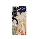 Chojiya - Utamaro Kitagawa Ukiyo-e Samsung Case, Galaxy S24 / Matte, Smartphone Japanese Ukiyo-e Art Print Case