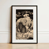 Christmas Eve - Theodorus Van Hoytema Art Print / Canvas, 12x18’’ / 31x46cm / Black Frame / Matboard, Posters Prints & Visual Artwork, Toby