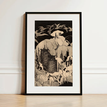 Christmas Eve - Theodorus Van Hoytema Art Print / Canvas, 12x18’’ / 31x46cm / Black Frame / Matboard, Posters Prints & Visual Artwork, Toby