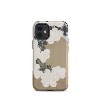 Chrysanthemum Blossoms - Kamisaka Sekka Iphone Case, 12 Mini / Matte, Floral Patterned Phone Case