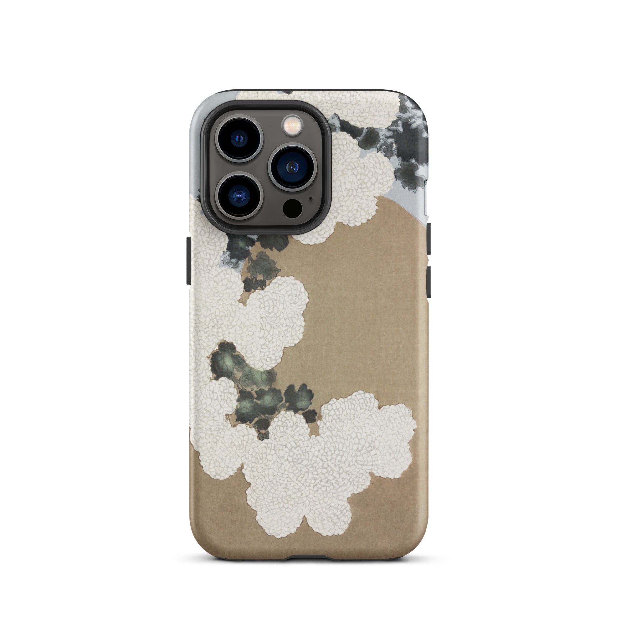 Chrysanthemum Blossoms - Kamisaka Sekka Iphone Case, 13 Pro / Matte, Floral-patterned Phone Case