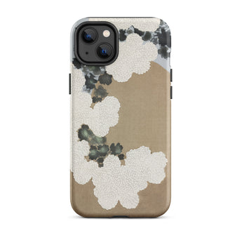 Chrysanthemum Blossoms - Kamisaka Sekka Iphone Case, 14 Plus / Matte, Floral-patterned Smartphone Case