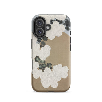 Chrysanthemum Blossoms - Kamisaka Sekka Iphone Case, 16 / Matte, Floral-patterned Phone Case