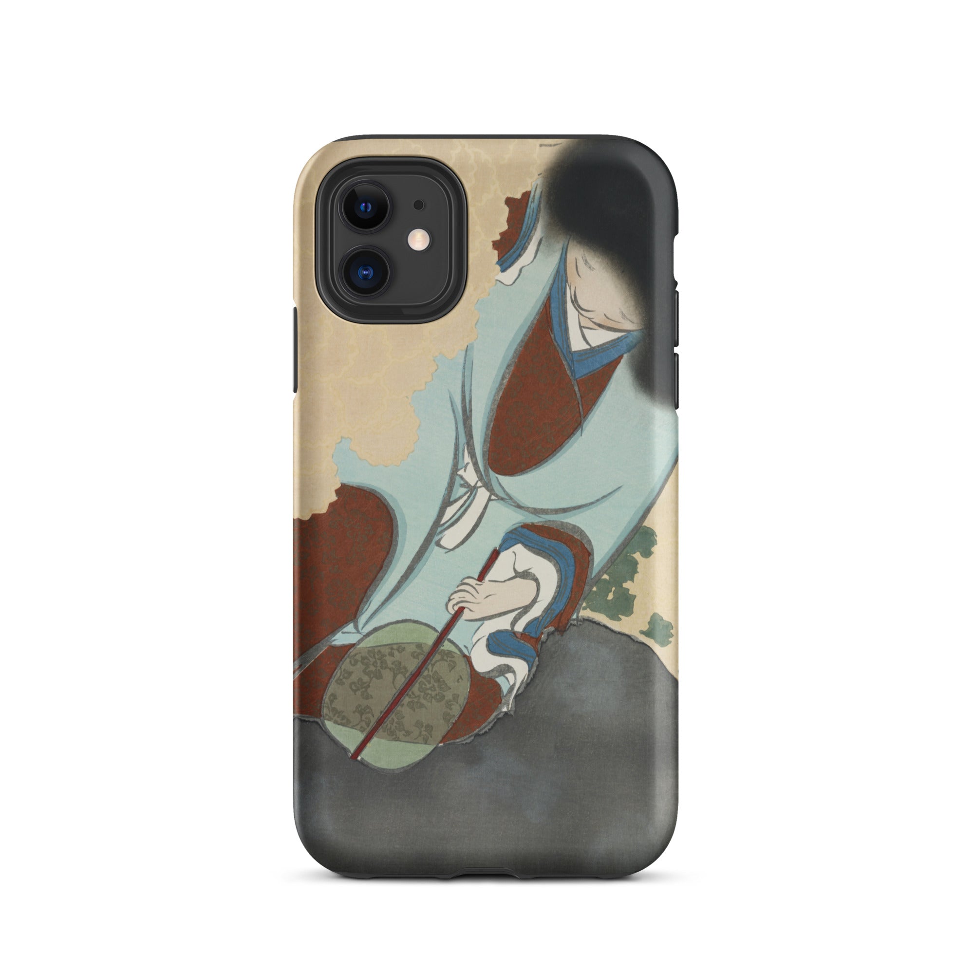Chrysanthemums from Momoyogusa - Kamisaka Sekka Iphone Case, 11 / Matte, Artistic Phone Case
