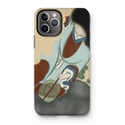 Chrysanthemums from Momoyogusa - Kamisaka Sekka Iphone Case, 11 Pro / Matte, Iphone Case Traditional Japanese-style Artwork Blue Brown Tones