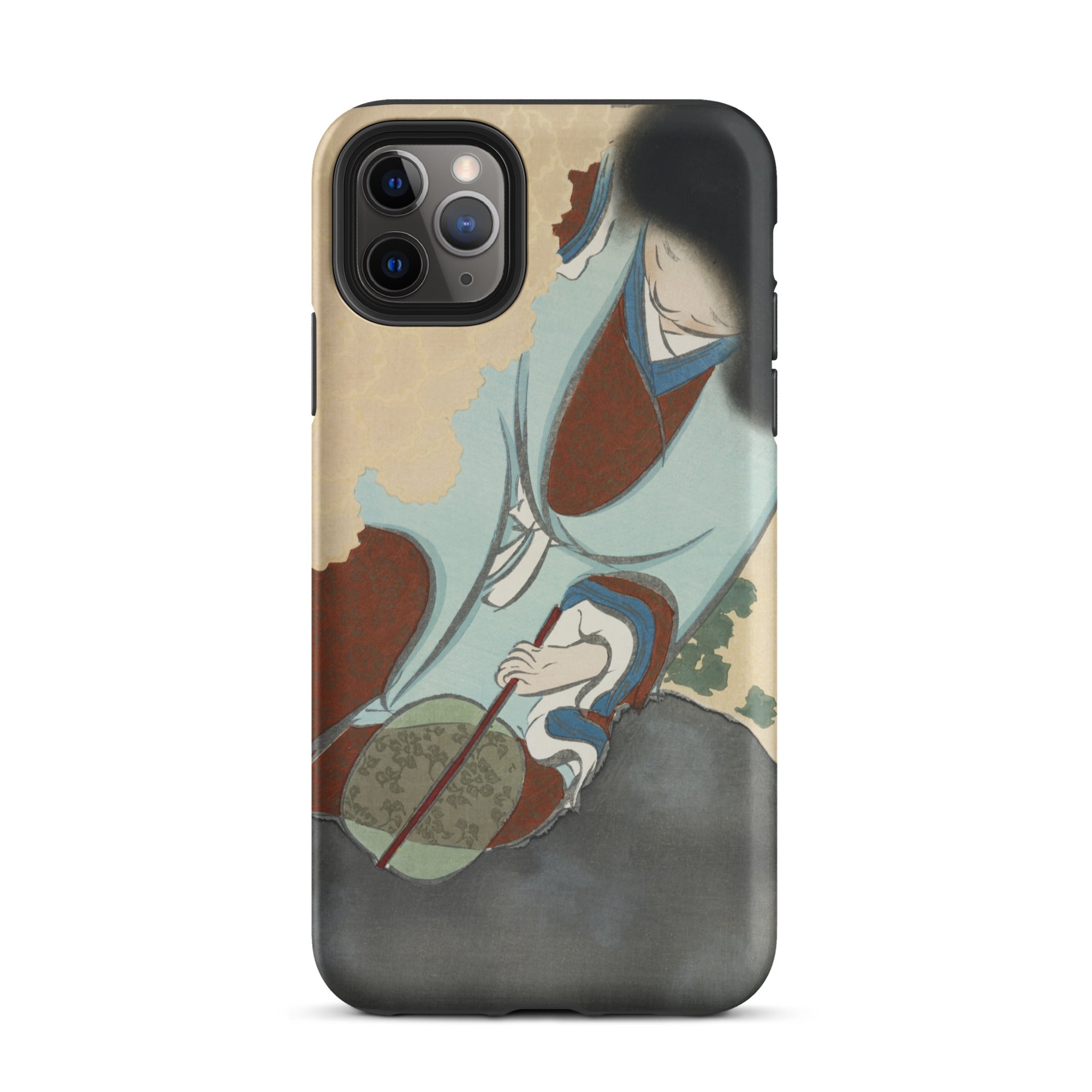 Chrysanthemums from Momoyogusa - Kamisaka Sekka Iphone Case, 11 Pro Max / Matte, Phone Case Japanese Art