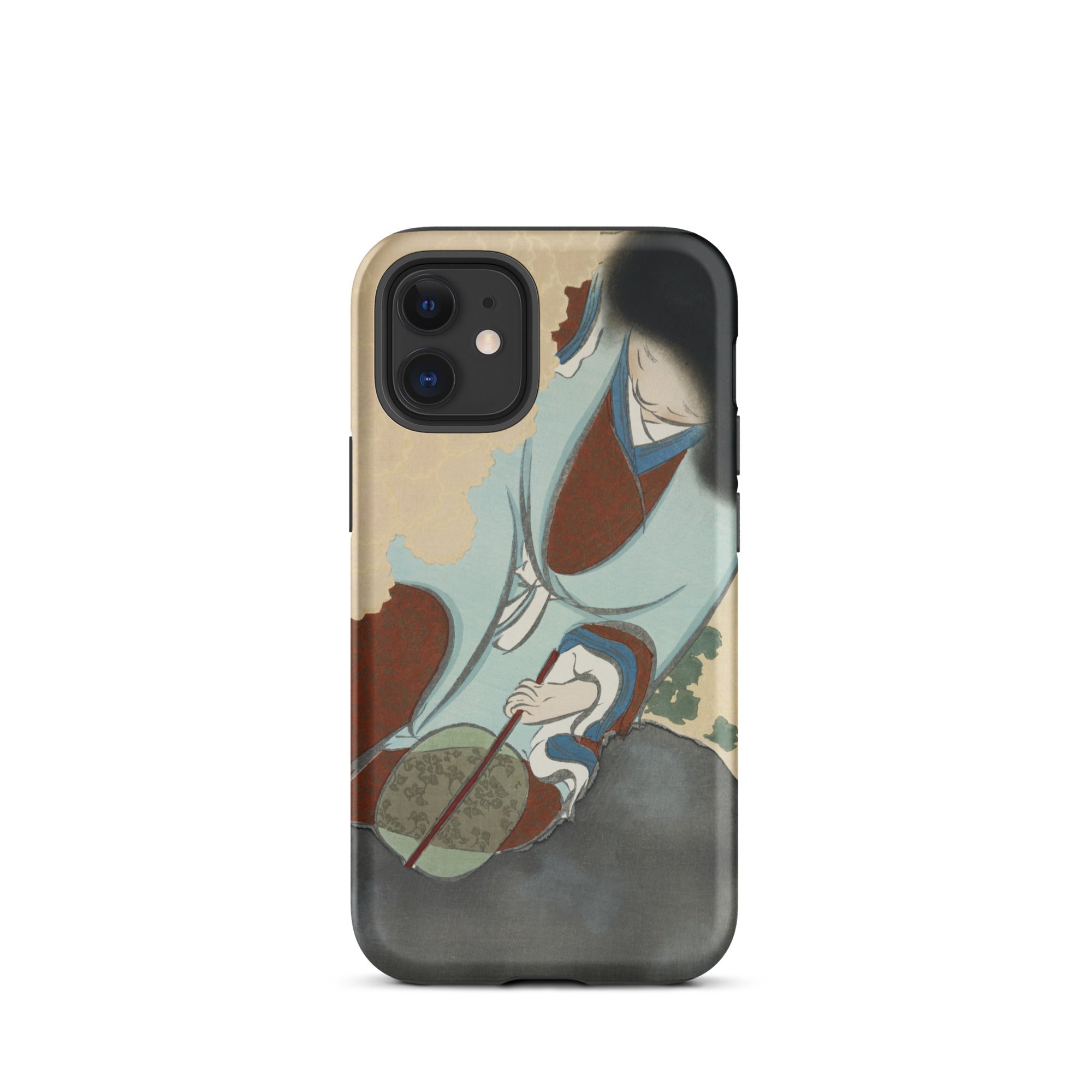 Chrysanthemums from Momoyogusa - Kamisaka Sekka Iphone Case, 12 Mini / Matte, Phone Case Japanese Art