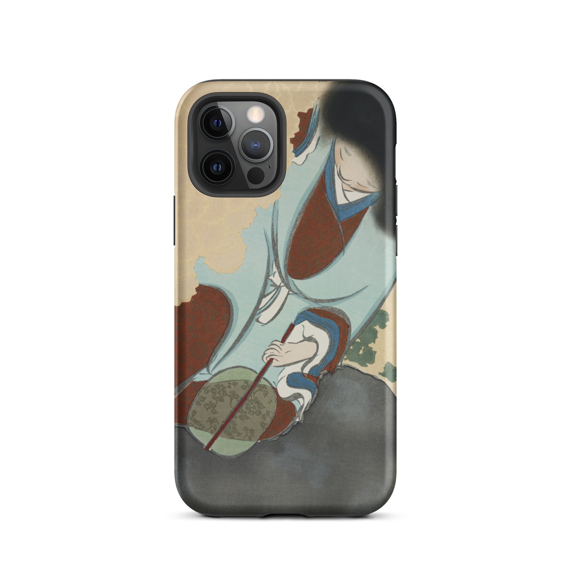 Chrysanthemums from Momoyogusa - Kamisaka Sekka Iphone Case, 12 Pro / Matte, Phone Case Japanese Art
