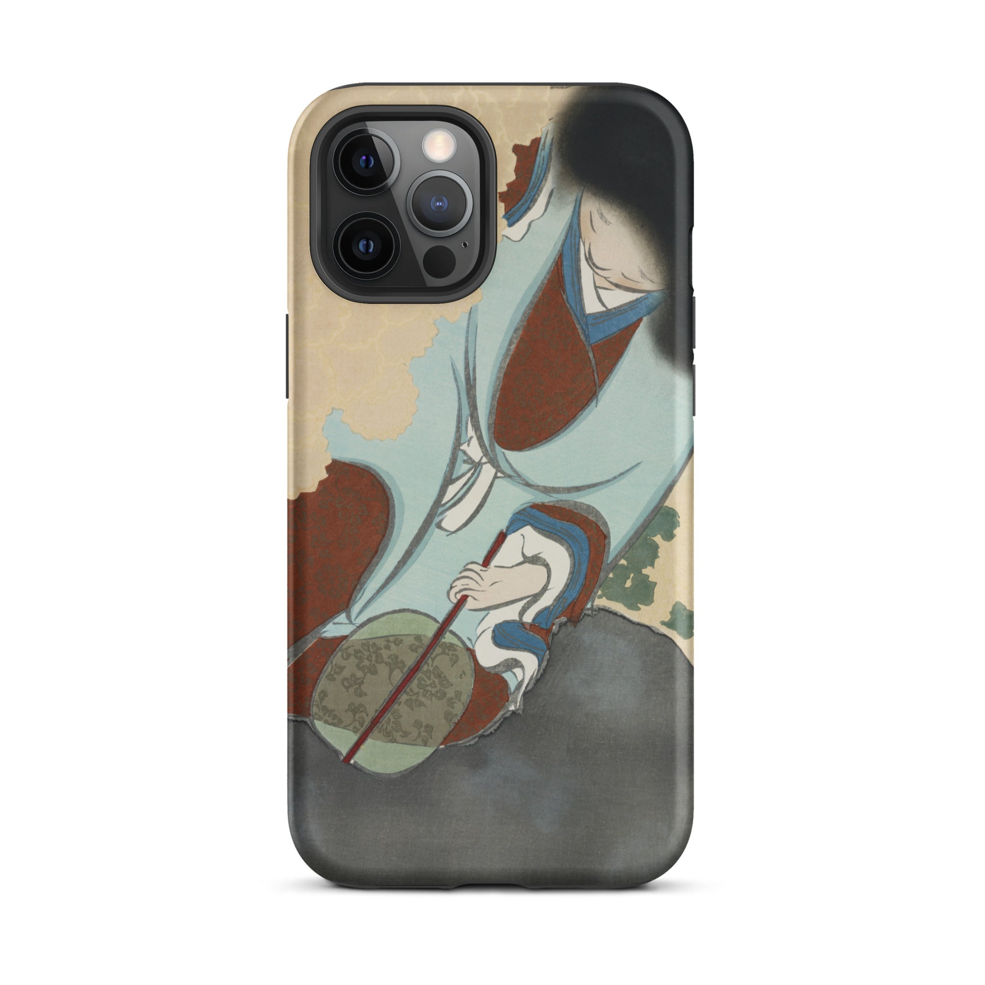 Chrysanthemums from Momoyogusa - Kamisaka Sekka Iphone Case, 12 Pro Max / Matte, Phone Case Japanese Art