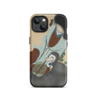 Chrysanthemums from Momoyogusa - Kamisaka Sekka Iphone Case, 13 / Matte, Phone Case Japanese Art