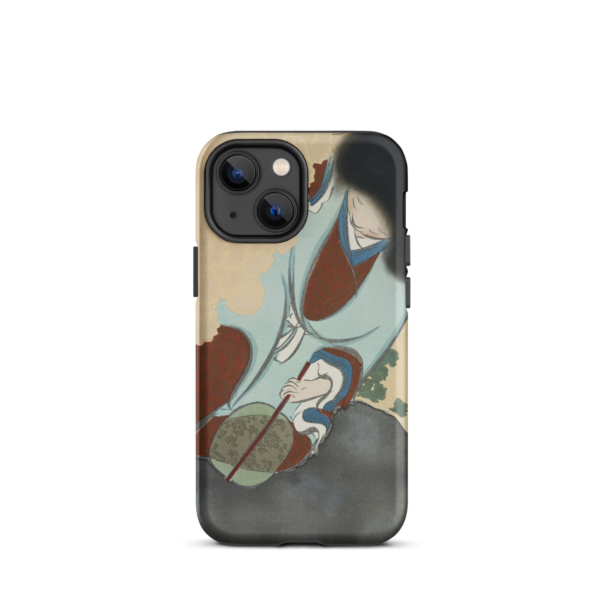 Chrysanthemums from Momoyogusa - Kamisaka Sekka Iphone Case, 13 Mini / Matte, Japanese Art Phone Case