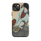 Chrysanthemums from Momoyogusa - Kamisaka Sekka Iphone Case, 14 Plus / Matte, Phone Case Japanese Art