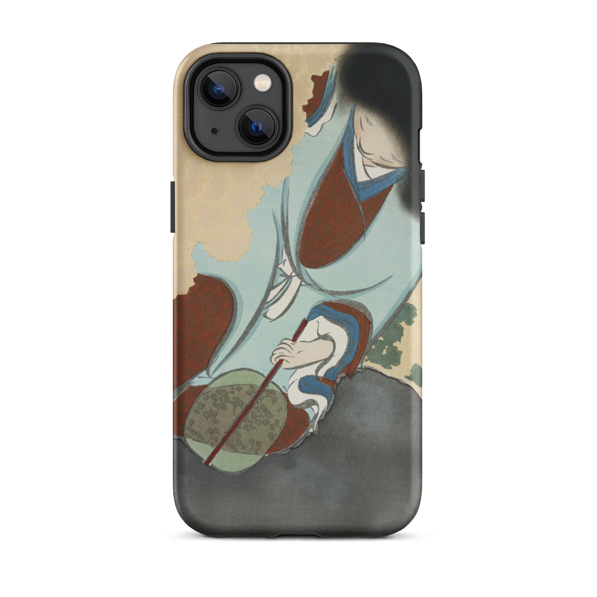 Chrysanthemums from Momoyogusa - Kamisaka Sekka Iphone Case, 14 Plus / Matte, Phone Case Japanese Art