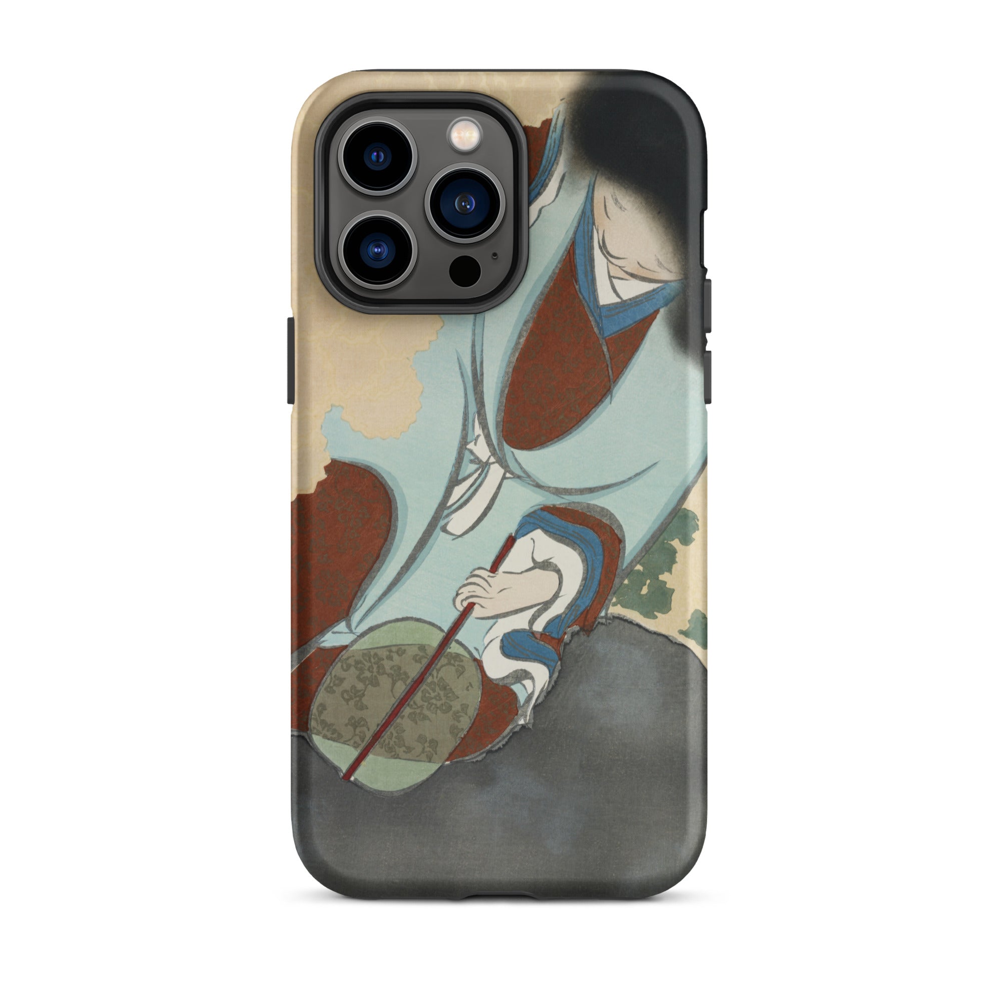 Chrysanthemums from Momoyogusa - Kamisaka Sekka Iphone Case, 14 Pro Max / Matte, Phone Case Japanese Art