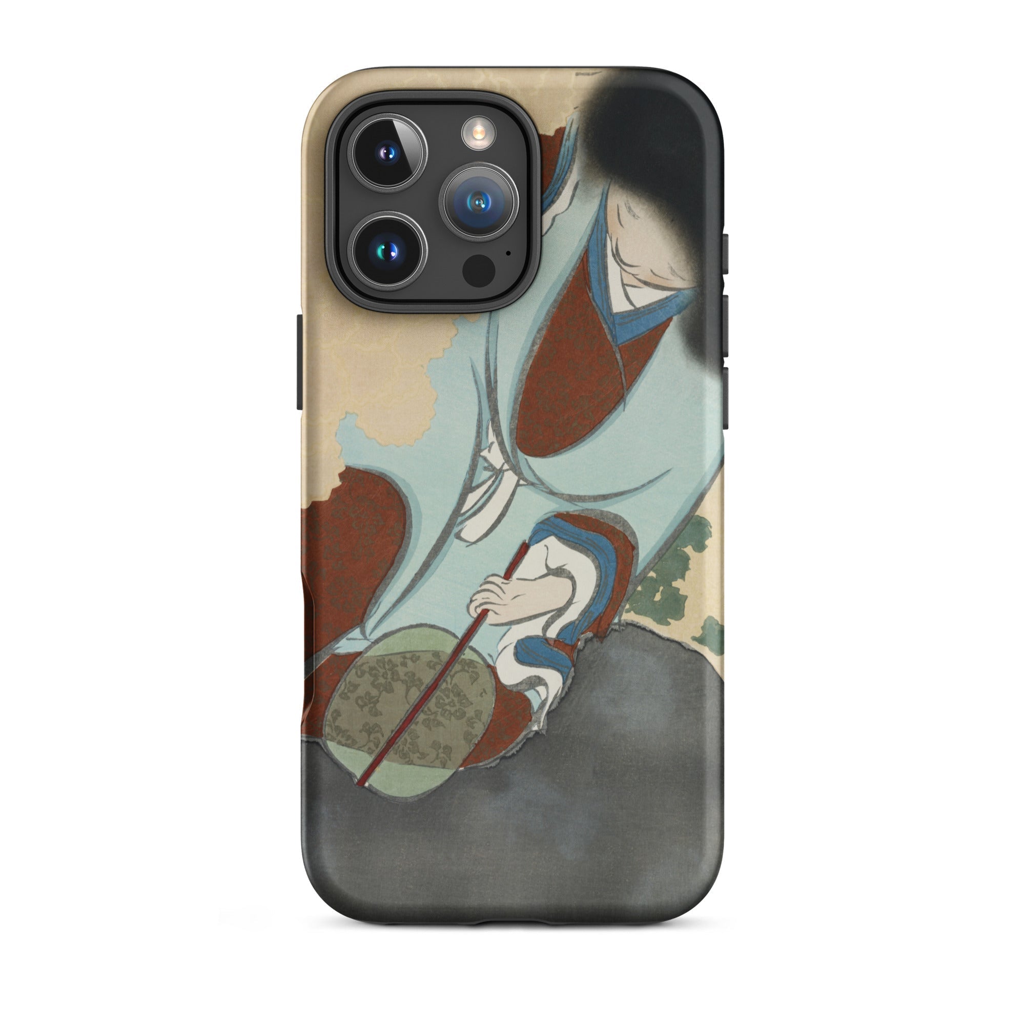 Chrysanthemums from Momoyogusa - Kamisaka Sekka Iphone Case, 16 Pro Max / Matte, Artistic Phone Case