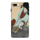 Chrysanthemums from Momoyogusa - Kamisaka Sekka Iphone Case, 8 Plus / Matte, Phone Case Artistic Violin Design Blue Brown Tones