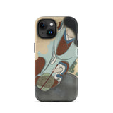 Chrysanthemums from Momoyogusa - Kamisaka Sekka Phone Case Iphone 15 / Matte Japanese Art Veiled Figure Bows, Quiet Communion Mobile Cases