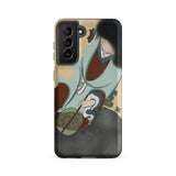 Chrysanthemums from Momoyogusa - Kamisaka Sekka Samsung Case, Galaxy S21 Fe / Matte, Smartphone Case Japanese-style Painting